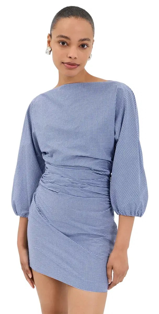 Ezra Short Dress Mircovichy/Blue