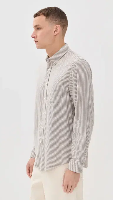 RAILS Vance Button Down Cedar Oat tripe | Thumbnail 4 RAILS Vance Button Down Cedar Oat tripe | Thumbnail 4