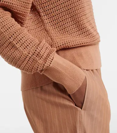 Varley Gaia open-knit cotton sweater | Thumbnail 3