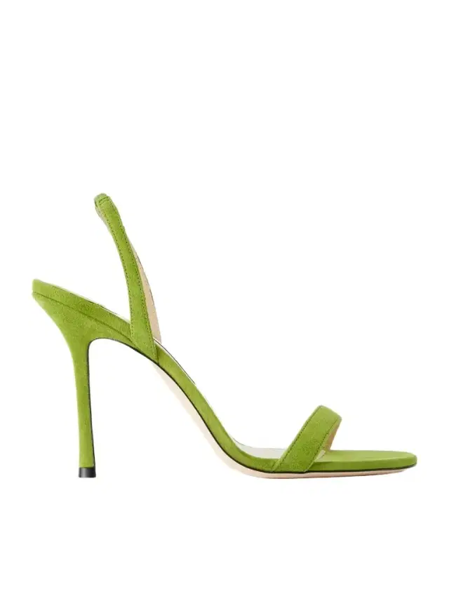 Jimmy Choo Jenn 100 Suede Sandals