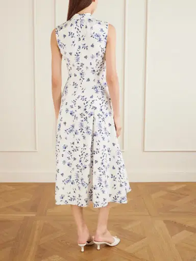 Emilia Wickstead Joelle Floral-print Silk Midi Dress | Thumbnail 3