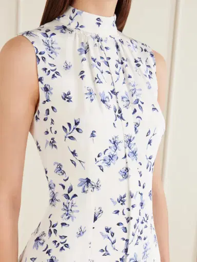 Emilia Wickstead Joelle Floral-print Silk Midi Dress | Thumbnail 4