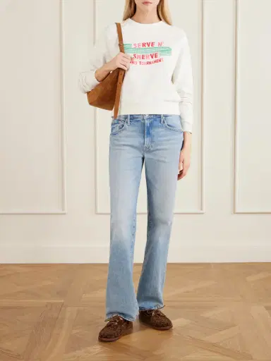 Mother The Mid Rise Zip Rambler Skimp Wide-leg Jeans | Thumbnail 2 Mother The Mid Rise Zip Rambler Skimp Wide-leg Jeans | Thumbnail 2