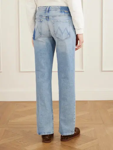 Mother The Mid Rise Zip Rambler Skimp Wide-leg Jeans | Thumbnail 4 Mother The Mid Rise Zip Rambler Skimp Wide-leg Jeans | Thumbnail 4