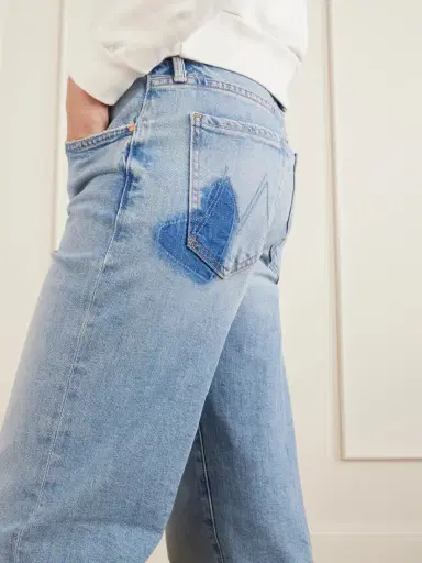 Mother The Mid Rise Zip Rambler Skimp Wide-leg Jeans | Thumbnail 5 Mother The Mid Rise Zip Rambler Skimp Wide-leg Jeans | Thumbnail 5