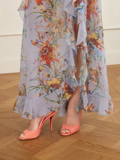 Christian Louboutin Sofia Z 100 Leather Slingback Sandals | Thumbnail 2 Christian Louboutin Sofia Z 100 Leather Slingback Sandals | Thumbnail 2