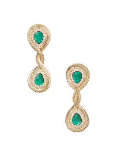 Valentino Garavani tone Crystal Earrings | Thumbnail 1