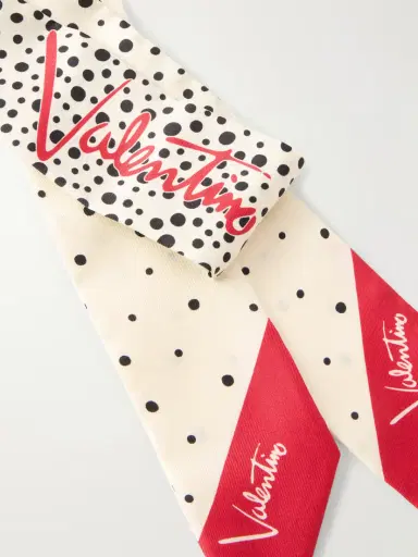 Valentino Garavani Bandeaux Printed Silk Scarf | Thumbnail 3 Valentino Garavani Bandeaux Printed Silk Scarf | Thumbnail 3