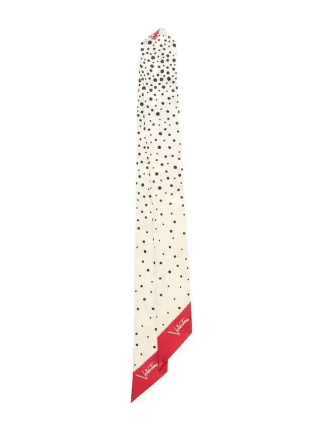 Valentino Garavani Bandeaux Printed Silk Scarf