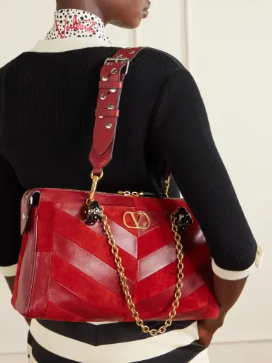 Valentino Garavani Growl Medium Embellished Leather Shoulder Bag | Thumbnail 3 Valentino Garavani Growl Medium Embellished Leather Shoulder Bag | Thumbnail 3