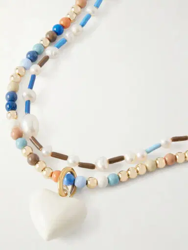 Roxanne Assoulin Happy Baby Gold-tone And Multi-stone Beaded Necklace | Thumbnail 4