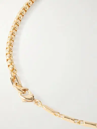 Roxanne Assoulin The Stone Bar Gold-tone Agate, Pearl And Lapis Lazuli Necklace | Thumbnail 3 Roxanne Assoulin The Stone Bar Gold-tone Agate, Pearl And Lapis Lazuli Necklace | Thumbnail 3