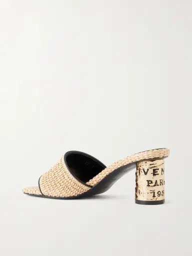 Givenchy Tape Raffia Mules | Thumbnail 3