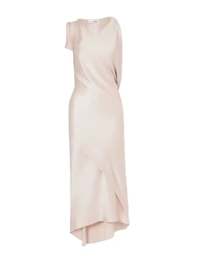 Victoria Beckham Draped Satin Midi Dress