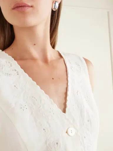 Rixo Jesse Broderie Anglaise Linen-blend Top | Thumbnail 5 Rixo Jesse Broderie Anglaise Linen-blend Top | Thumbnail 5