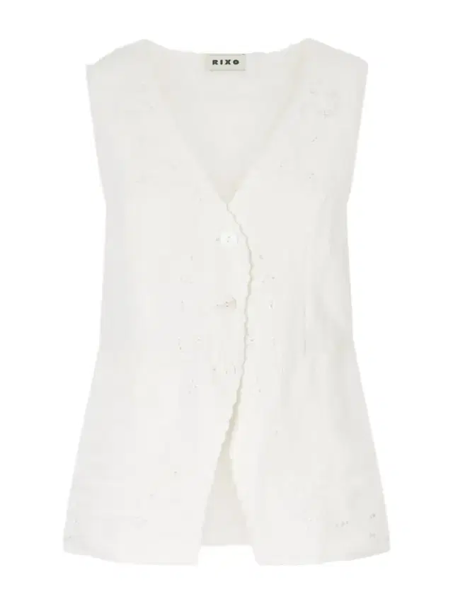 Jesse Broderie Anglaise Linen-blend Top