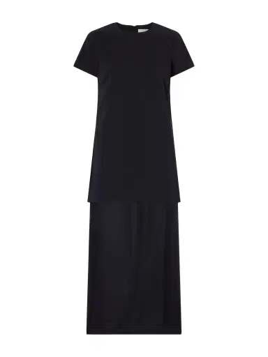 La Ligne Crepe And Chiffon Maxi Dress | Thumbnail 1