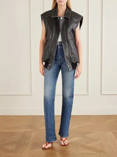 Rabanne Leather Vest | Thumbnail 2