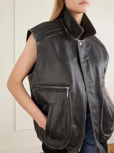 Rabanne Leather Vest | Thumbnail 5