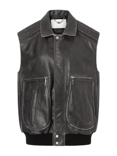 Rabanne Leather Vest | Thumbnail 1