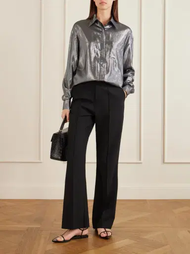 Giuliva Heritage Carmen Satin Shirt | Thumbnail 2 Giuliva Heritage Carmen Satin Shirt | Thumbnail 2
