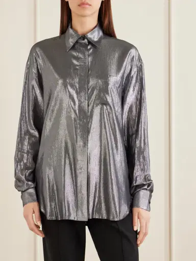 Giuliva Heritage Carmen Satin Shirt | Thumbnail 3 Giuliva Heritage Carmen Satin Shirt | Thumbnail 3