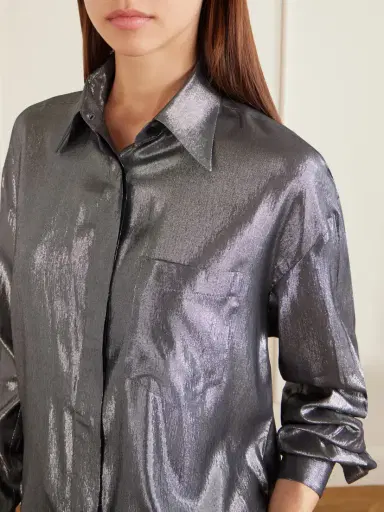 Giuliva Heritage Carmen Satin Shirt | Thumbnail 5 Giuliva Heritage Carmen Satin Shirt | Thumbnail 5