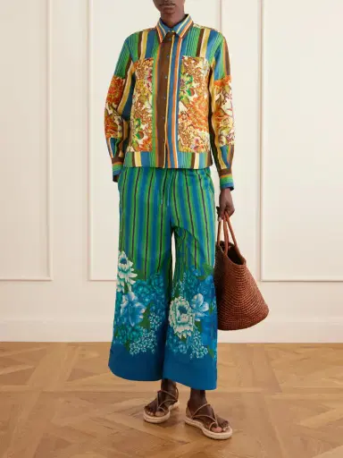 ALÉMAIS Charlie Printed Linen Shirt | Thumbnail 2 ALÉMAIS Charlie Printed Linen Shirt | Thumbnail 2