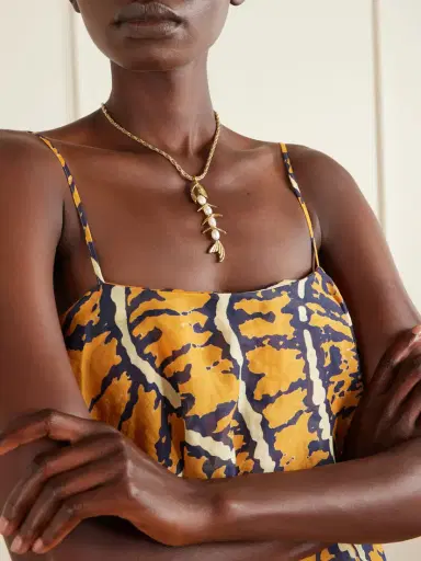 ALÉMAIS Calypso Gold-tone And Pearl Necklace | Thumbnail 2 ALÉMAIS Calypso Gold-tone And Pearl Necklace | Thumbnail 2