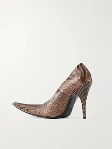 Acne Studios Snake-effect Leather Pumps | Thumbnail 3 Acne Studios Snake-effect Leather Pumps | Thumbnail 3