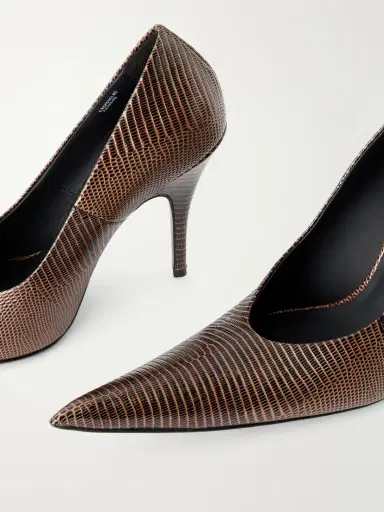 Acne Studios Snake-effect Leather Pumps | Thumbnail 5 Acne Studios Snake-effect Leather Pumps | Thumbnail 5