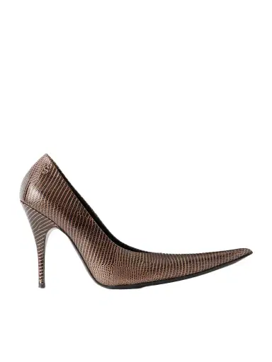 Acne Studios Snake-effect Leather Pumps | Thumbnail 1 Acne Studios Snake-effect Leather Pumps | Thumbnail 1