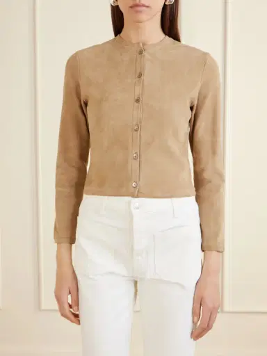STOULS Astrid Suede Cardigan | Thumbnail 3 STOULS Astrid Suede Cardigan | Thumbnail 3