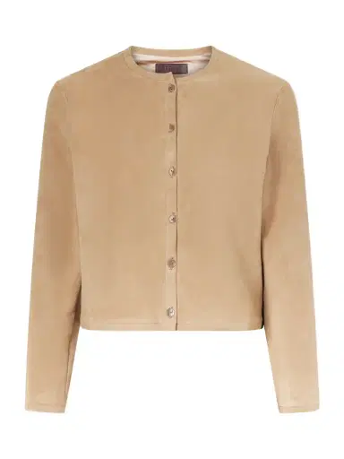STOULS Astrid Suede Cardigan | Thumbnail 1 STOULS Astrid Suede Cardigan | Thumbnail 1