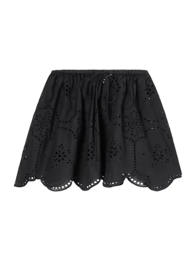 Matteau Scalloped Broderie Anglaise-trimmed Cotton Mini Skirt