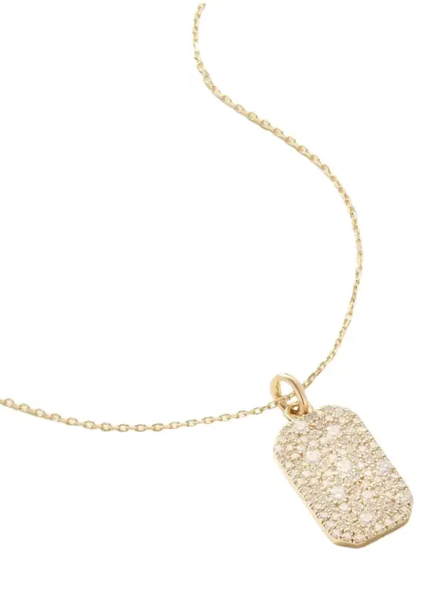 STONE AND STRAND Hold Me 14-karat Gold Diamond Necklace