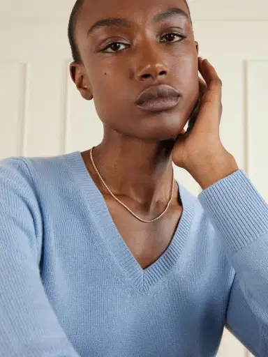 STONE AND STRAND The Essential Dainty 14-karat Gold Diamond Tennis Necklace | Thumbnail 2