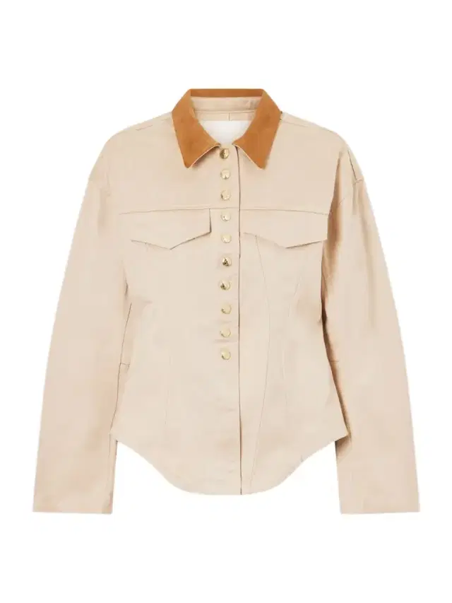 RÙADH The Lennox Suede-trimmed Organic Cotton-twill Jacket