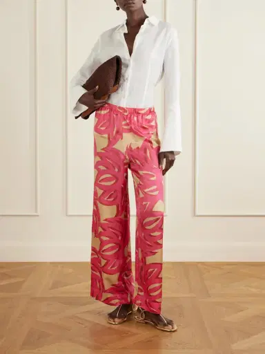 Themis Z Ismene Wide-leg Silk-blend Pants | Thumbnail 2