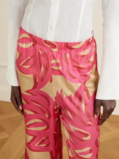 Themis Z Ismene Wide-leg Silk-blend Pants | Thumbnail 4