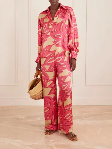 Themis Z Ismene Wide-leg Silk-blend Pants | Thumbnail 5
