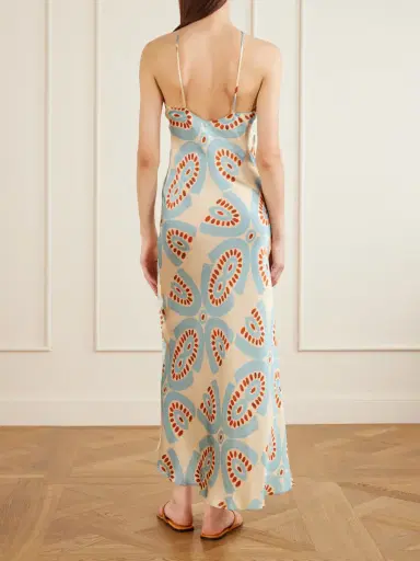 Themis Z Thaleia Printed Silk-satin Maxi Dress | Thumbnail 3 Themis Z Thaleia Printed Silk-satin Maxi Dress | Thumbnail 3