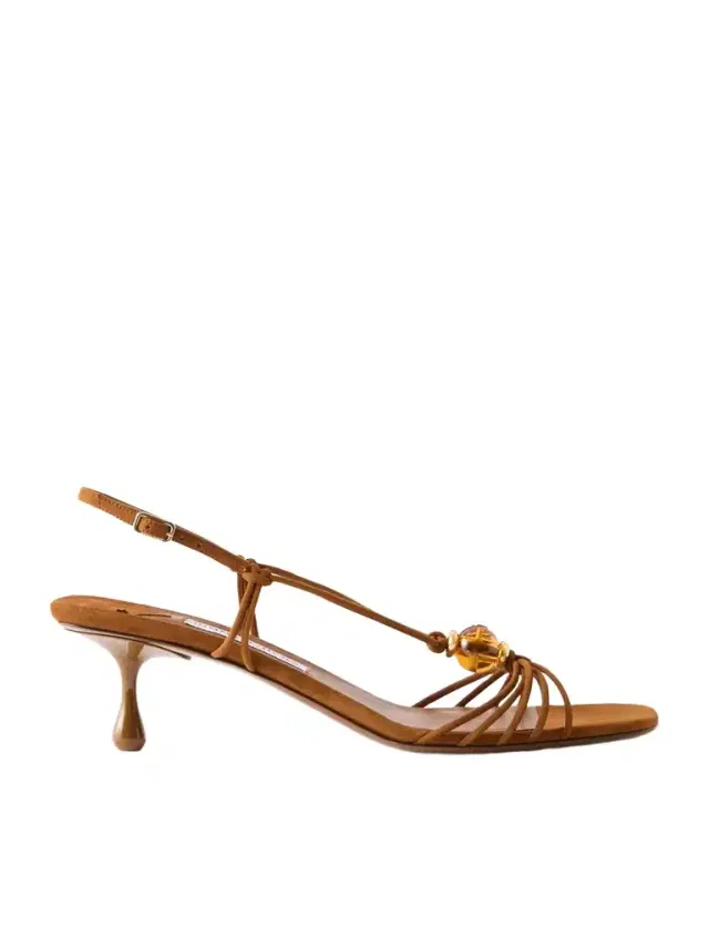 Jimmy Choo Lova 50 Embellished Suede Sandals