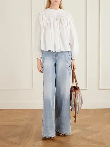 Zimmermann Alchemy Appliquéd Flared Jeans | Thumbnail 2 Zimmermann Alchemy Appliquéd Flared Jeans | Thumbnail 2