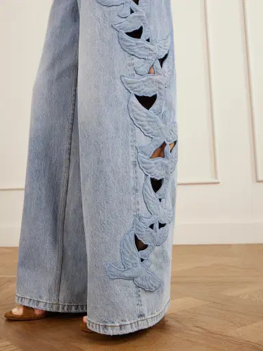 Zimmermann Alchemy Appliquéd Flared Jeans | Thumbnail 5 Zimmermann Alchemy Appliquéd Flared Jeans | Thumbnail 5