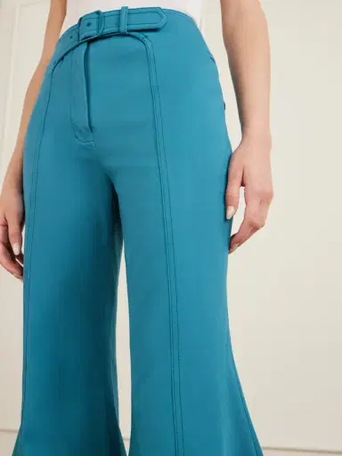 Zimmermann Luna Cotton-drill Flared Pants | Thumbnail 5 Zimmermann Luna Cotton-drill Flared Pants | Thumbnail 5