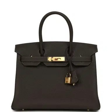 HERMÈS Hermes Birkin 30 Bai Brun Togo Gold Hardware | Thumbnail 1 HERMÈS Hermes Birkin 30 Bai Brun Togo Gold Hardware | Thumbnail 1