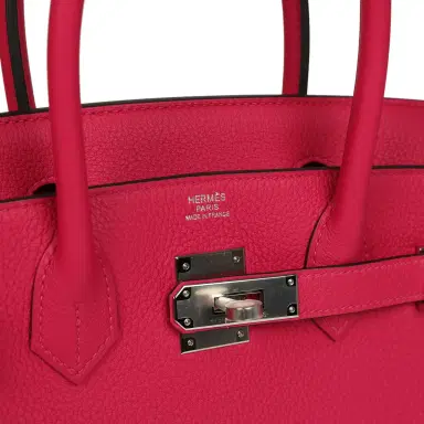 HERMÈS Hermes Birkin 30 Rose Mexico Togo Palladium Hardware | Thumbnail 7 HERMÈS Hermes Birkin 30 Rose Mexico Togo Palladium Hardware | Thumbnail 7
