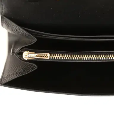 HERMÈS Hermes Constance Wallet To Go Black Epsom Gold Hardware | Thumbnail 9