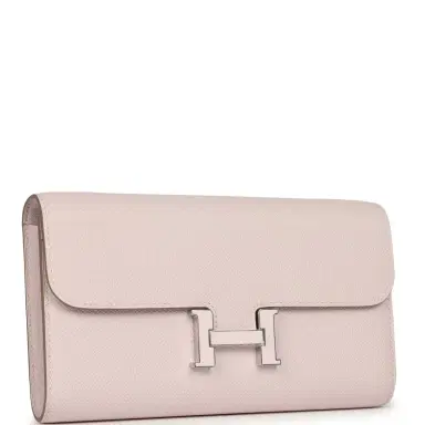 HERMÈS Hermes Constance Wallet To Go Mauve Pale Epsom Lacquered Palladium Hardware | Thumbnail 2